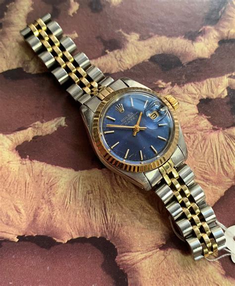 oyster blue gold rolex|Rolex Oyster perpetual blue.